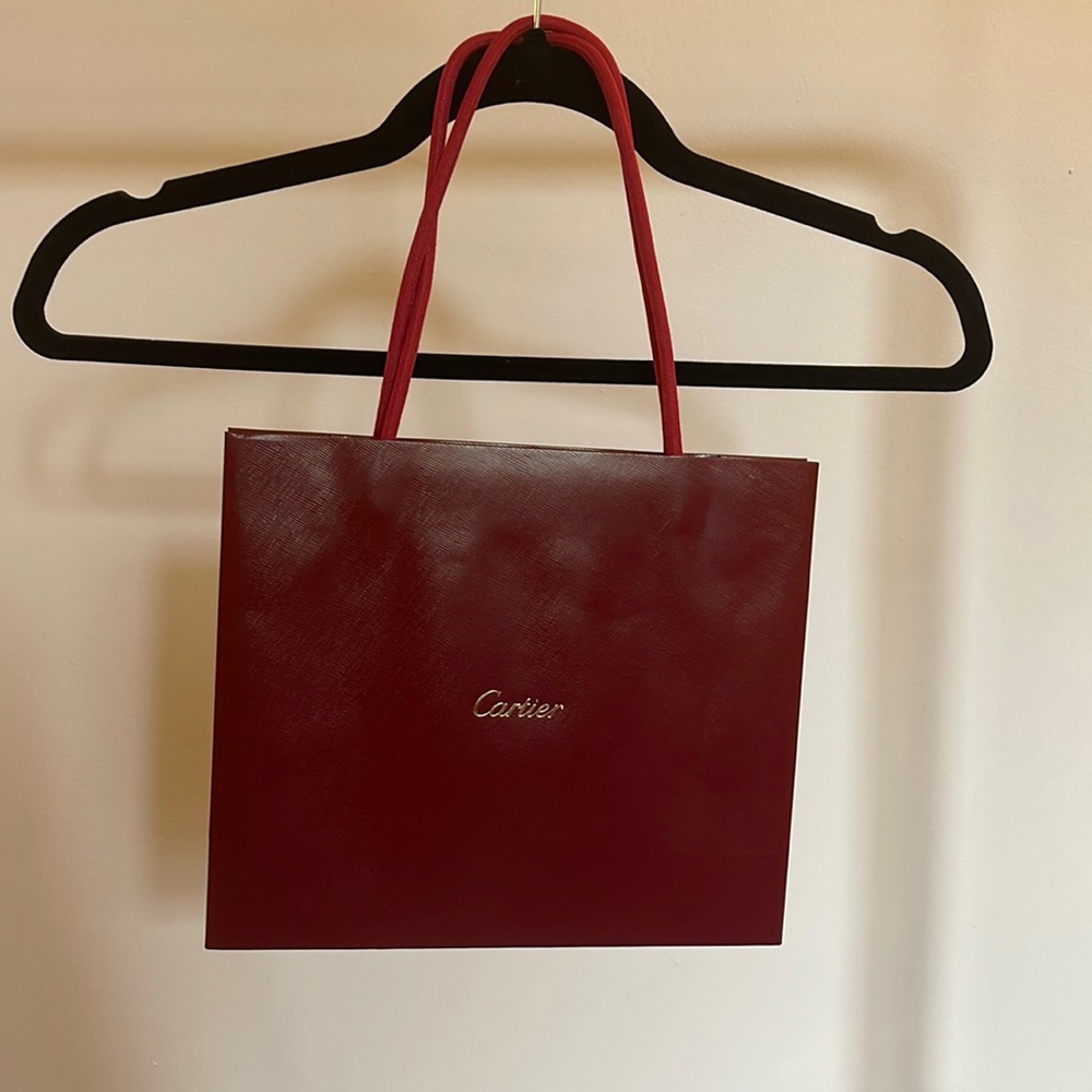 Cartier shopping bag